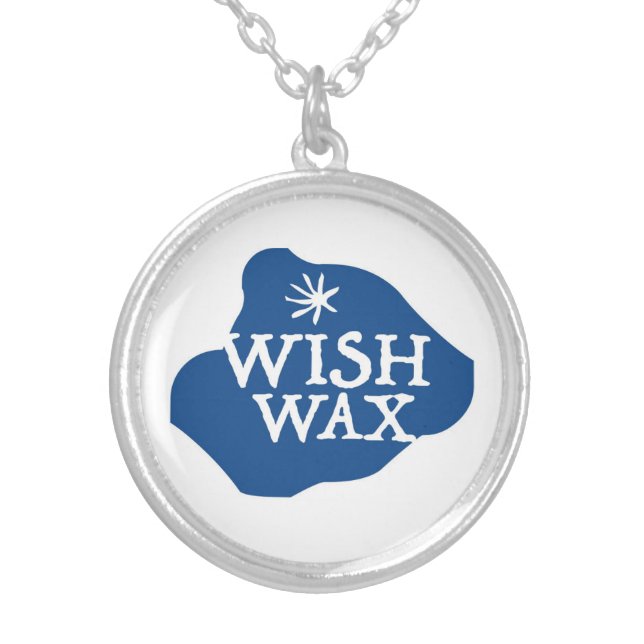 Official Wish Wax Jewlery Silver Plated Necklace (Front)