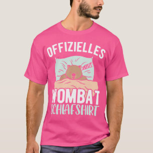 Official Wombat Sleep Wombat T-Shirt