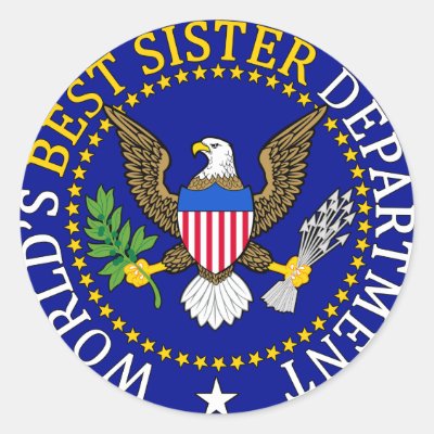 Official World's Best Sister Seal