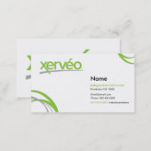 Official Xerveo Business Cards (Front/Back)