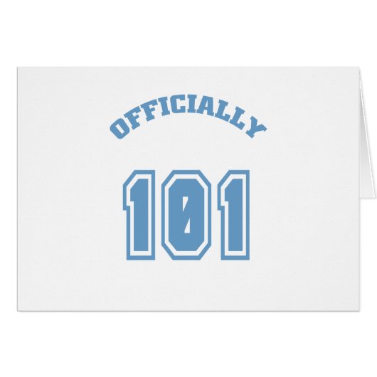 Officially 101 cards (Front Horizontal)