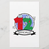 Officially 12 Birthday Banner (Front)