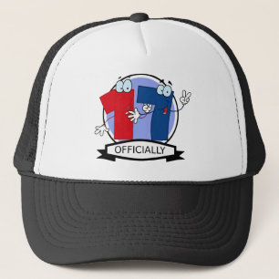 Officially 17 Birthday Banner Trucker Hat
