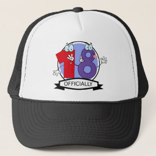 Officially 18 Birthday Banner Trucker Hat