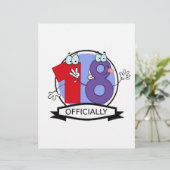 Officially 18 Birthday Logo (Standing Front)