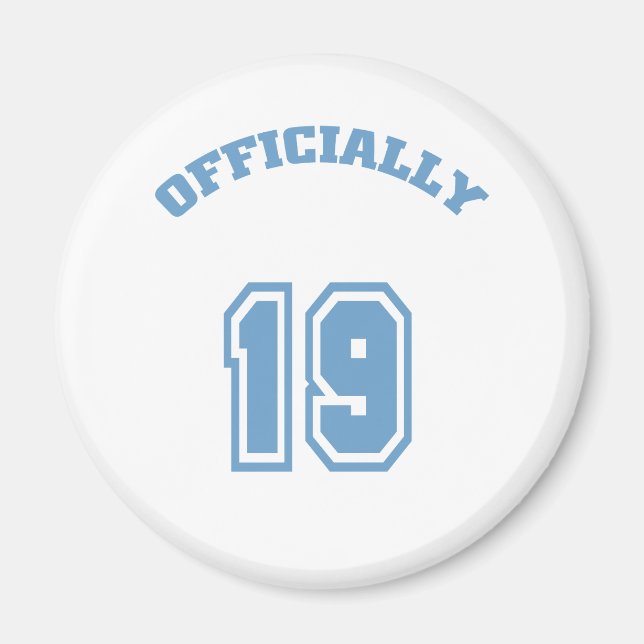 Officially 19 magnet (Front)