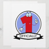 Officially 1 Birthday Banner (Front/Back)
