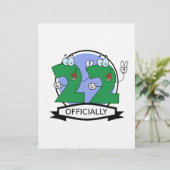 Officially 22 Birthday Logo (Standing Front)