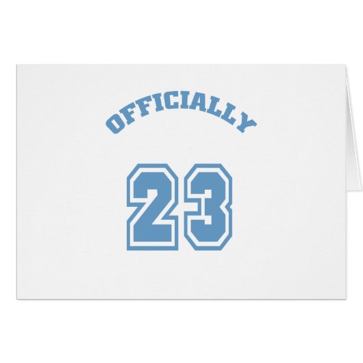 Officially 23 (Front Horizontal)