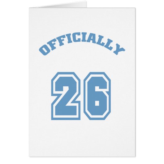 Officially 26 cards (Front)