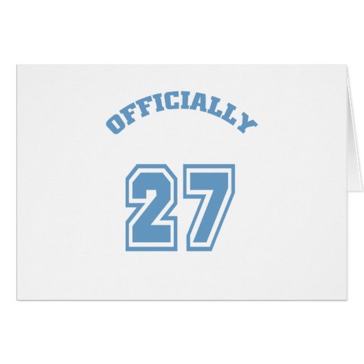 Officially 27 cards (Front Horizontal)