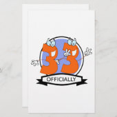 Officially 33 Birthday Logo (Front/Back)