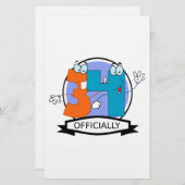 Officially 34 Birthday Logo (Front/Back)