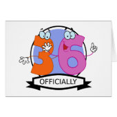 Officially 36 Birthday Banner (Front Horizontal)