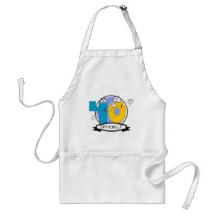 Officially 40 Birthday Banner Adult Apron