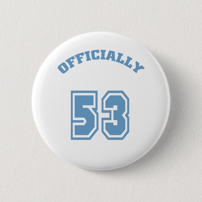 Officially 53 pinback button (Front)