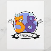 Officially 58 Birthday Banner (Front)