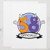 Officially 58 Birthday Banner (Front/Back)
