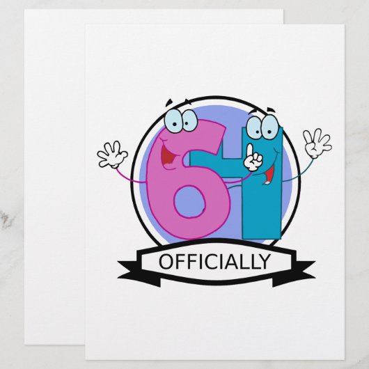 Officially 64 Birthday Banner (Front/Back)