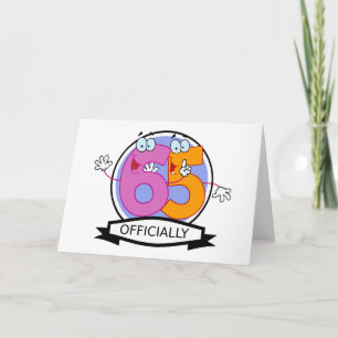 Officially 65 Birthday Banner Card