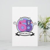 Officially 68 Birthday Banner. (Standing Front)