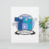 Officially 74 Birthday Banner (Standing Front)