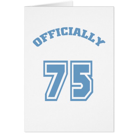 Officially 75 (Front)