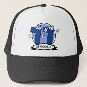 Officially 77 Birthday Banner Trucker Hat