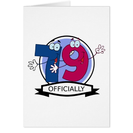 Officially 79 Birthday Banner (Front)