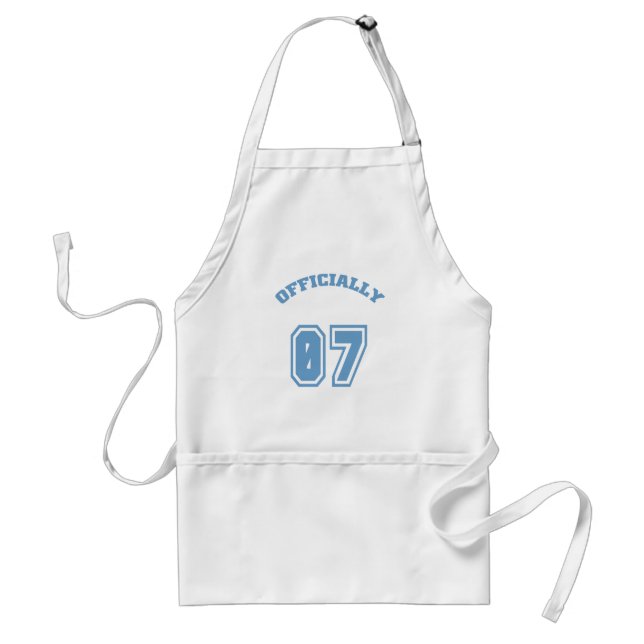 Officially 7 adult apron (Front)