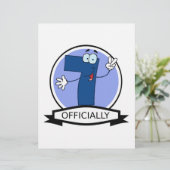 Officially 7 Birthday Banner (Standing Front)