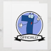 Officially 7 Birthday Banner (Front/Back)