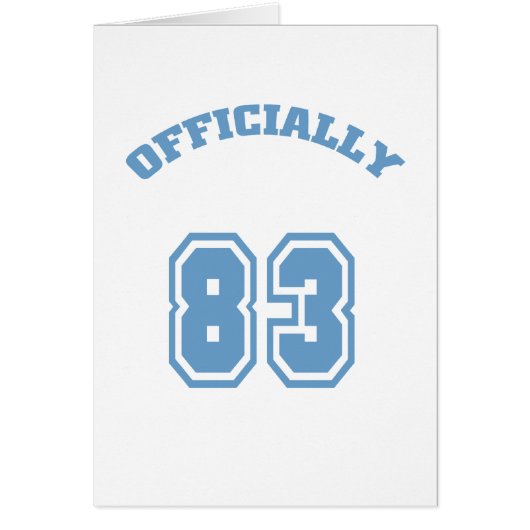 Officially 83 (Front)