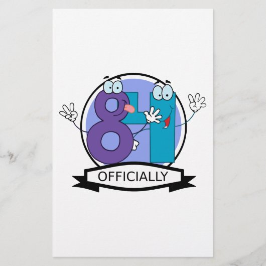 Officially 84 Birthday Banner (Front)