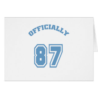 Officially 87