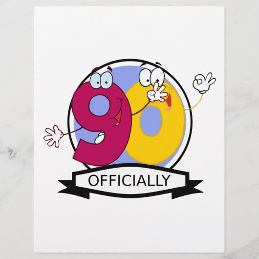 Officially 90 Birthday Banner (Front)