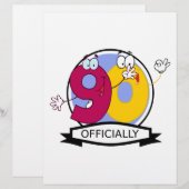 Officially 90 Birthday Banner (Front/Back)