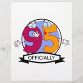 Officially 95 Birthday Banner (Front)