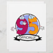 Officially 95 Birthday Banner (Front/Back)