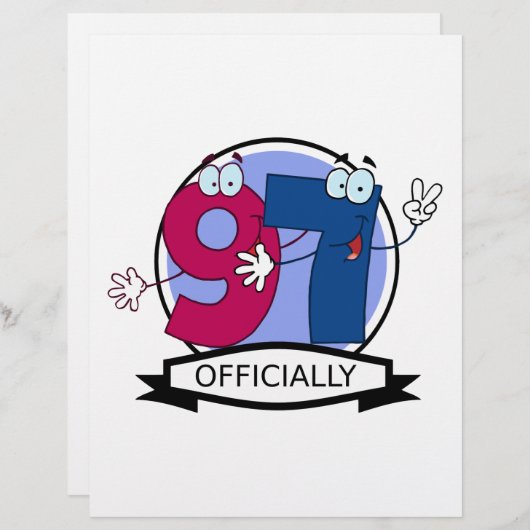 Officially 97 Birthday Banner (Front/Back)