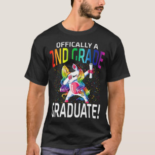 Officially A 2nd Grade Graduate Unicorn T-Shirt