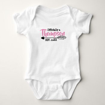 Officially A Family - Foster Adopt - New Child Baby Bodysuit by TheFosterMom at Zazzle