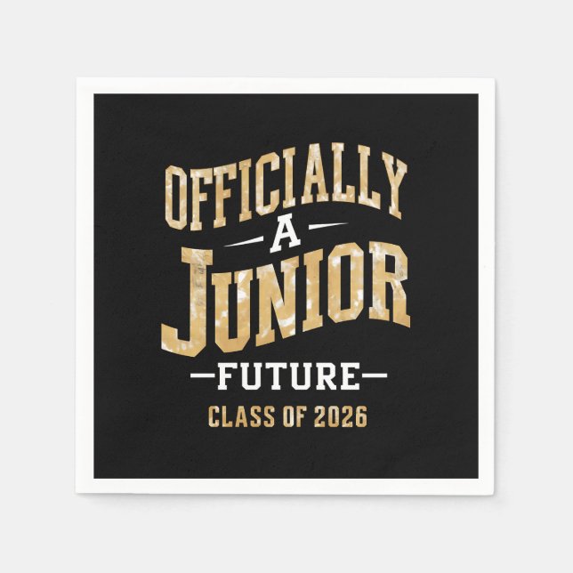 Officially A Junior Future Class of 2026  Napkins (Front)