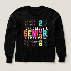 Officially A Senior 2026 My Last First Day (c)-698 Tri-Blend Shirts