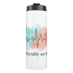 "Officially an RN" Nursing Graduation Thermal Tumbler