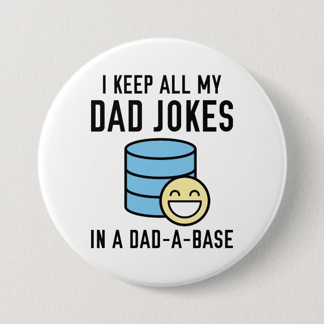 Officially Dad Jokes Button (Front)