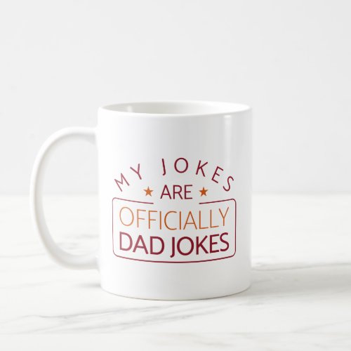 Officially Dad Jokes Coffee Mug