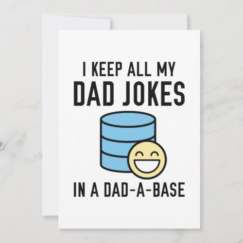 Officially Dad Jokes Thank You Card