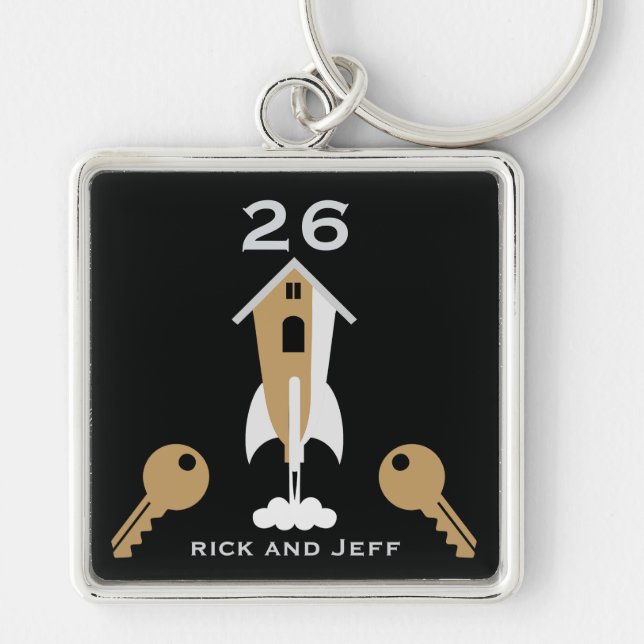 Officially Homeowners Congratulations Keychain (Front)