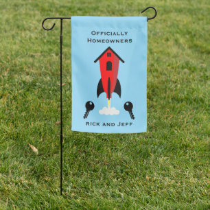 Officially Homeowners Garden Flag